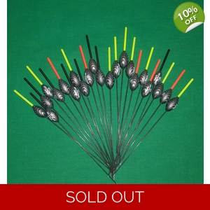 'MATCH RANGE' CLEARANCE x 23 Pole Floats (SRG006)